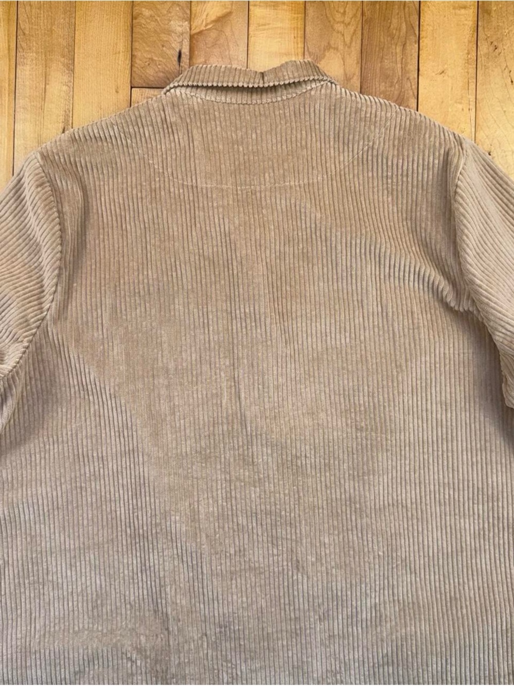 TOAST Corduroy Shirt Dress Beige Size 16 - Picture 7 of 8
